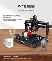 Mini routeur CNC 3020 Plus abordable, graveur de bureau 3 axes 300*200mm pour le bois, l'acrylique, le PVC, le MDF, le PCB et la sculpture DIY