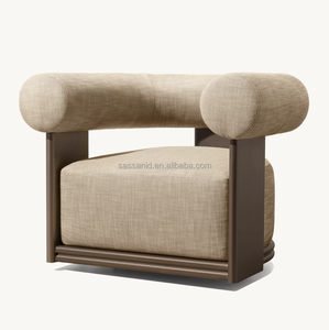 Muebles de aluminio para exteriores Sassanid, sillón giratorio de aluminio <span class=keywords><strong>Bondi</strong></span> hecho a mano contemporáneo - Product Image 5