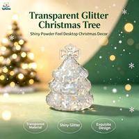 Jouets anti-stress en gros : Nouveaux modèles de sapins de Noël, cubes de Noël à paillettes, jouets à presser à récupération lente en maltose, jouets pour doigts TX