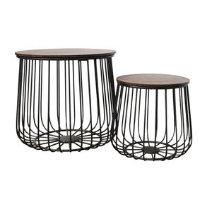 Cesta de decoración de línea moderna con tapa de madera, juego de <span class=keywords><strong>mesa</strong></span> de centro de piedra de mármol <span class=keywords><strong>convertible</strong></span> para sala de estar, comedor, dormitorio, villas, apartamento - Product Image 5