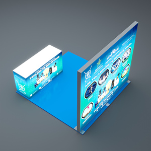 하이 퀄리티 라이트 박스 배경 무역 스탠드 빠른 설치 휴대용 스탠드 디스플레이 라이트 박스 스탠드 - Product Image 6