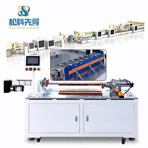 เครื่องซ้อนและอัดโมดูลแบตเตอรี่ลิเธียมสำหรับสายการประกอบแพ็คโมดูลแบตเตอรี่รถสามล้อไฟฟ้า - Product Image 1