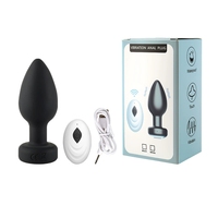 Paare Intimität Neuheit Fernbedienung Silikon Analplug Vibrator XXL Vibrierender Analplug und Masturbationsspielzeug für Männer