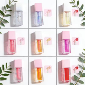 Huile à lèvres repulpante transparente végane rose de haute qualité en gros, huile aromatisante pour gloss à lèvres, marque privée - Product Image 5