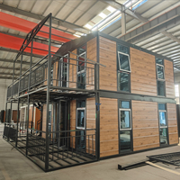 Villa préfabriquée modulaire très rentable, maison prête à l'emploi, maison capsule, maison conteneur extensible, modèle de maison