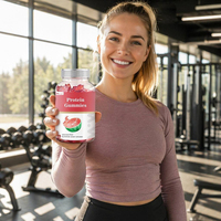 Bonbons de suppléments sportifs pour la prise de masse musculaire, à prix d'usine, saveur pastèque, gommes protéinées au whey et à la créatine, riches en protéines pour la gym