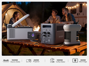 Generador Solar Portátil AFERIY con Pantalla Fuller y 11 Puertos de Salida, UPS de Onda Sinusoidal Pura de 10ms, con Aplicación, Estación de Energía Portátil Lifepo4 - Product Image 2