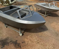 Nouvel équipement de jeu aquatique tendance Mini bateau à jet kart électrique en aluminium 2 places avec moteur