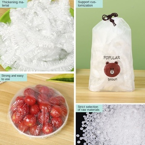 Film de conservation alimentaire jetable en élastomère transparent pour réfrigérateur, bol à nourriture restante - Product Image 4