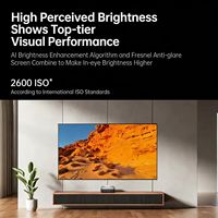 Projecteur laser DLP 4K à courte focale JMGO O3 Pro pour la maison avec Bonfire OS 7, 4 Go de RAM, 64 Go de ROM, portable, luminosité 2600 ISO
