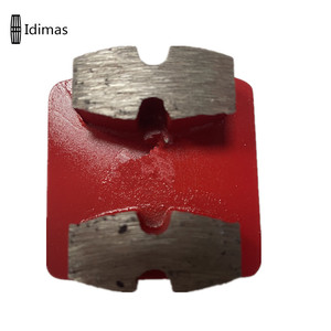 Bloc abrasif métallique <span class=keywords><strong>diamant</strong></span>é 36 grains, dureté moyenne, <span class=keywords><strong>ponceuse</strong></span> à sol en béton et en terrazzo, OEM, diamètre 10 mm, épaisseur 3,0 mm - Product Image 6