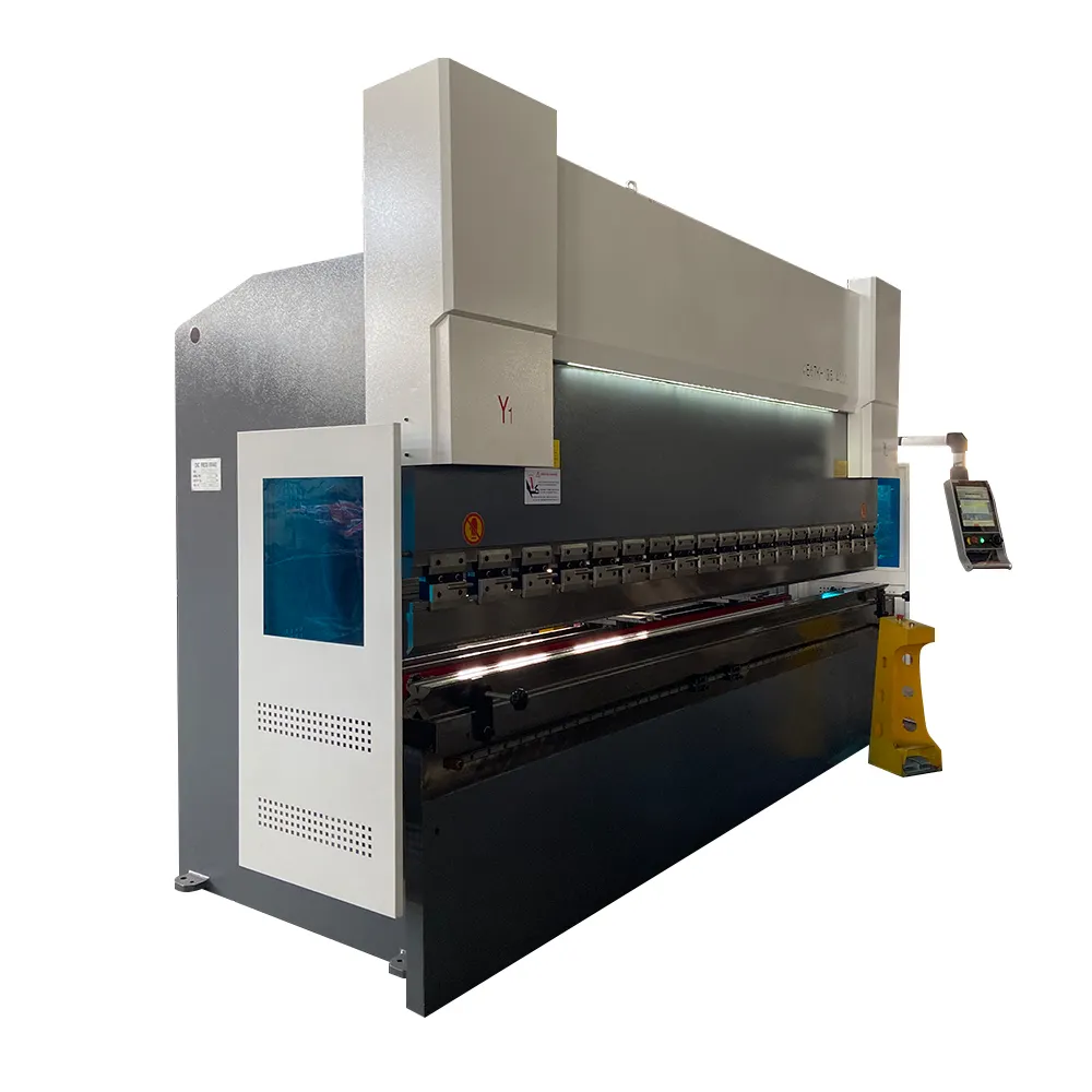 Hydraulic CNC da53t control automatic sheet steel metal press brake bending folding machine