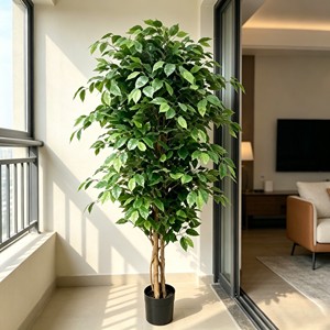 Life Like <b>Large</b> Faux Bonsai Tree Real Touch Artificial Ficus for Living Room Office Reception <b>Desk</b> Decoration - Product Image 5