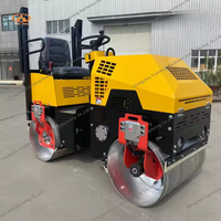 5-20 tonnes diesel asphalte rouleau de route Double tambour compacteur hydraulique vibrant Tandem