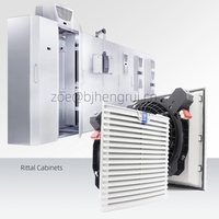 Ventilateur de refroidissement pour armoire Rittal SK3244.100 230V AC 50/60HZ 0.43/0.60A 95/135W 2550RPM à roulement à billes