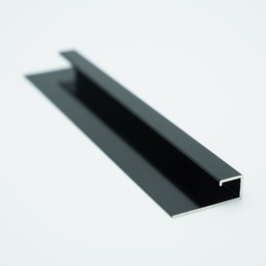 1.0 मिमी आधुनिक डिजाइन एल्यूमीनियम मिश्र धातु एम्बेडेड वर्ग टाइल किनारे ट्रिम्स प्रोफाइल अपार्टमेंट सजावट फिटिंग के लिए थोक - Product Image 3
