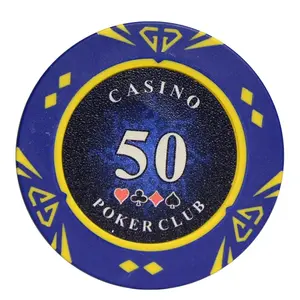 14G Diamond Munten Klei Texas Poker Chip Sets Casino Chips Entertainment Accessoires Poker Card Guard