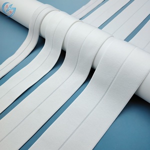 Fabriek Groothandel Nylon Vouw Elastische Band Opvouwbare Decoratie Ademende Band Voor Kleding Taille Riem - Product Image 1