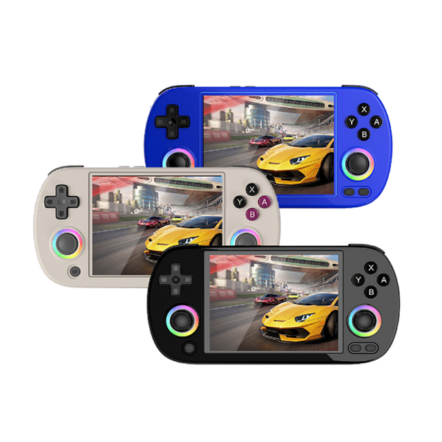 2026 New RG40XX H Retro Ultra-Thin 4 Inch Linux Handheld Game Console with 5G WIFI for Blue-tooth and 3200MAH Colorful Light