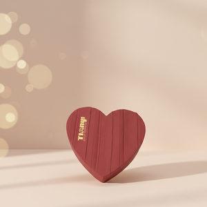 Caja de Papel para Lápiz Labial con Forma de Corazón Irregular de Lujo |   Cajas de Regalo Personalizadas con Logotipo, Empaque de Regalo Cosmético Premium - Product Image 2