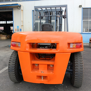 HH K100 grande pesante 8 Ton 10 Ton Diesel/benzina/gpl/elettrico carrello elevatore sedile elettrico comando elettrico lato del cambio pneumatico - Product Image 4