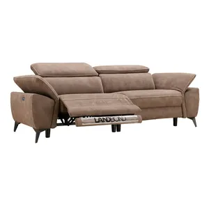Sofá de cuero moderno, muebles eléctricos para sala de estar, juego de sofás de 3 plazas, sofá de diseño, muebles de salón, Sufa Sopa Divano Canape