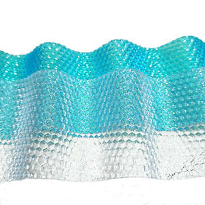 Policarbonato ondulado personalizado en relieve y hoja corrugada de diamante hoja de policarbonato transparente - Product Image 4