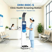 Kiosque de santé à écran tactile DHM-900C-S pour hôpital avec intégration via Wi-Fi, Bluetooth et RS232