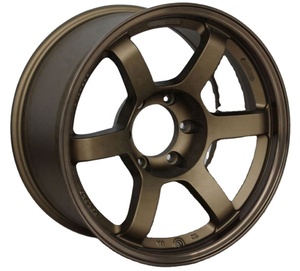 ล้ออัลลอยสีบรอนซ์ 6 ก้าน ดีไซน์ขอ<span class=keywords><strong>บ</strong></span>ลึก ขนาด 17 18 นิ้ว PCD 5x114.3 5x120 สำหรับ <span class=keywords><strong>TE37</strong></span> - Product Image 4