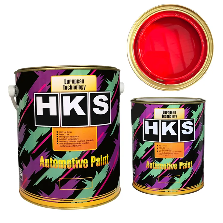 थोक मूल्य HKS ब्रांड 2K रंग पेंट कार कोटिंग