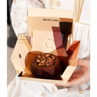 Boîtes à gâteaux blanches de qualité supérieure pliables coupe-gâteau boulangerie beignets 12x12x6 impression personnalisée logo carton de luxe 10 pouces boîte à gâteau carrée