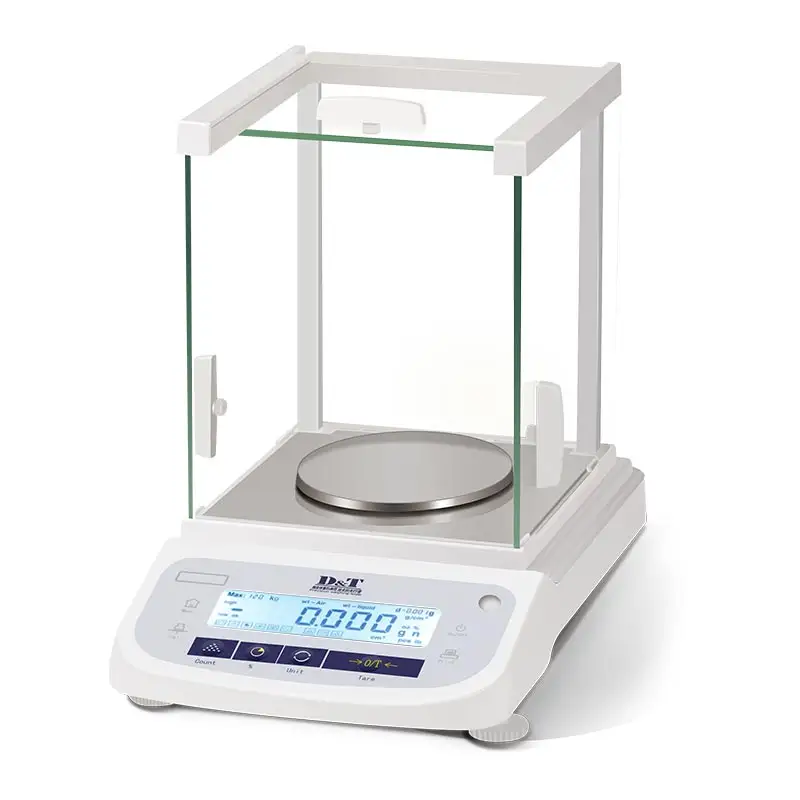 ES-A series ES320 320g x 0.001g LCD screen stainless pan Lab Balance with Glass Windshield