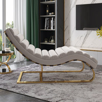 Chaise de loisirs inclinable en forme de S, de salon, nouveau design moderne, haute qualité
