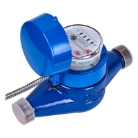 Compteur d'eau intelligent Mbus horizontal, câblé, en laiton, IP68 DN15, protocole Modbus, lecture à distance directe, support OEM personnalisé
