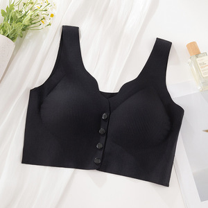 Phía trước mở khóa cố định cup Lady đồ lót push-up chống chảy xệ vest phong cách của phụ nữ cho con bú áo ngực - Product Image 5