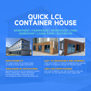 WinFair Flat Pack House Juntos Almacenamiento o vida Fácil de enviar Paquetes de China listos Extensión de habitación individual Flat Pack House - Product Image 4