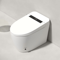 Toilette intelligente innovante avec écran LED, télécommande, montage au sol, toilette électrique intelligente pour projets de villégiature de luxe