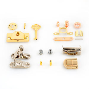 מדגם חינם קצה גבוהה פליז נירוסטה נעילה clasps במקרה חומרה לדחוף לחצן מנעולי - Product Image 6