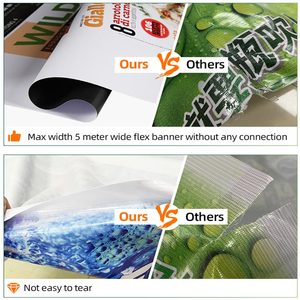Rotolo di Banner Frontlit in PVC <span class=keywords><strong>da</strong></span> 8 OZ a Prezzo di Fabbrica, Retro <span class=keywords><strong>Nero</strong></span> 440 GSM per Stampa Pubblicitaria <span class=keywords><strong>e</strong></span> Design di <span class=keywords><strong>Poster</strong></span> - Product Image 4