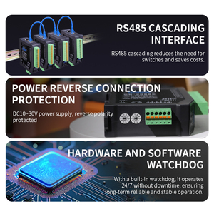 Modulo di conversione di ingresso corrente analogica 4-20 <span class=keywords><strong>mA</strong></span> a 8 canali - Product Image 4