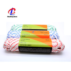 <span class=keywords><strong>Cuerda</strong></span> Trenzada <span class=keywords><strong>de</strong></span> <span class=keywords><strong>Polipropileno</strong></span> (PP) <span class=keywords><strong>de</strong></span> 1/<span class=keywords><strong>2</strong></span> Pulgada y 16 Hilos con Alta Resistencia a la Abrasión, Certificación ISO, para Uso en Construcción - Product Image 2