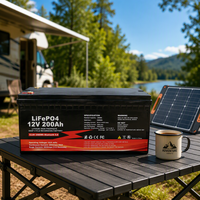 Batterie LiFePO4 Fuyue 12V 200Ah – Pack de batteries lithium-ion 12 volts pour stockage d'énergie solaire à décharge profonde