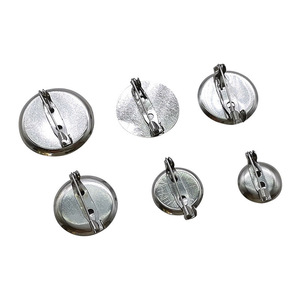 Broche ronde en métal, base 13152024mm, style classique, fournitures pour loisirs créatifs - Product Image 3
