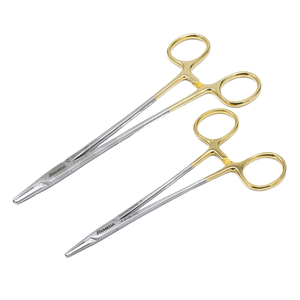 Portaagujas Mayo Hegar con Inserto de Carburo de Tungsteno, 15 cm y 24 cm, Juego de Instrumentos Manuales de Acero Inoxidable Alemán, Certificado CE ISO - Product Image 1