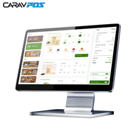 Sistema POS todo en uno de Factory Outlet, terminal POS de 15.6 pulgadas, sin ventilador, con Windows 10/11 y Android, para restaurantes.