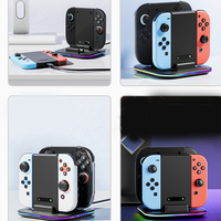 Station de charge RGB pour manettes Joy-Con Nintendo Switch 2 / Switch Type-C – Support de charge et grip