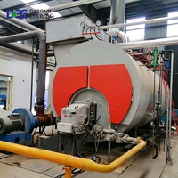 Chaudière à vapeur professionnelle au gaz naturel de 10 tonnes, chaudière à vapeur au gaz naturel ou au mazout, générateur intelligent, chaudière industrielle