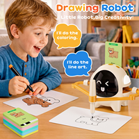 Robot de Dessin Intelligent DW07 avec Bras Automatique et 200 Motifs – Machine à Peindre Éducative Interactive pour Enfants Garçons et Filles