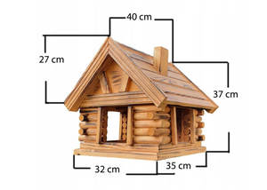 Güzel şık dekorasyon <span class=keywords><strong>Birdhouse</strong></span> ahşap katı büyük kuş besleyici kuş için açık Pet House - Product Image 3