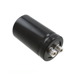 Distribuidor Autorizado, Condensador de Montaje en Chasis ALS40A472DB063, Aluminio, 4700uF, 20%, 63V, SCREW CH, 4700uF - Product Image 1